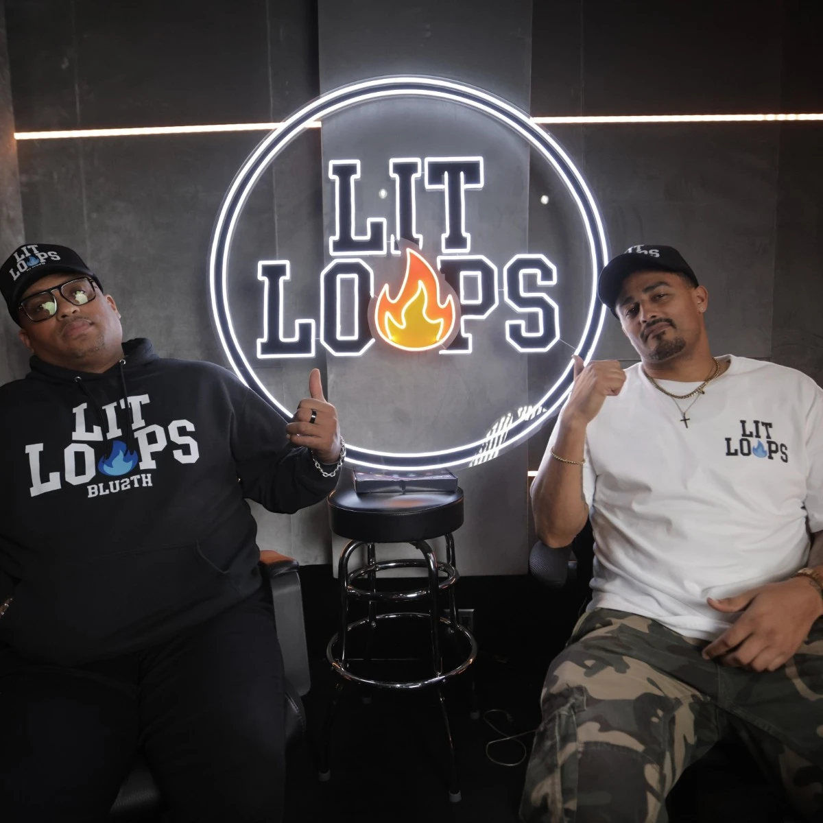 Lit Loops mosaic 17